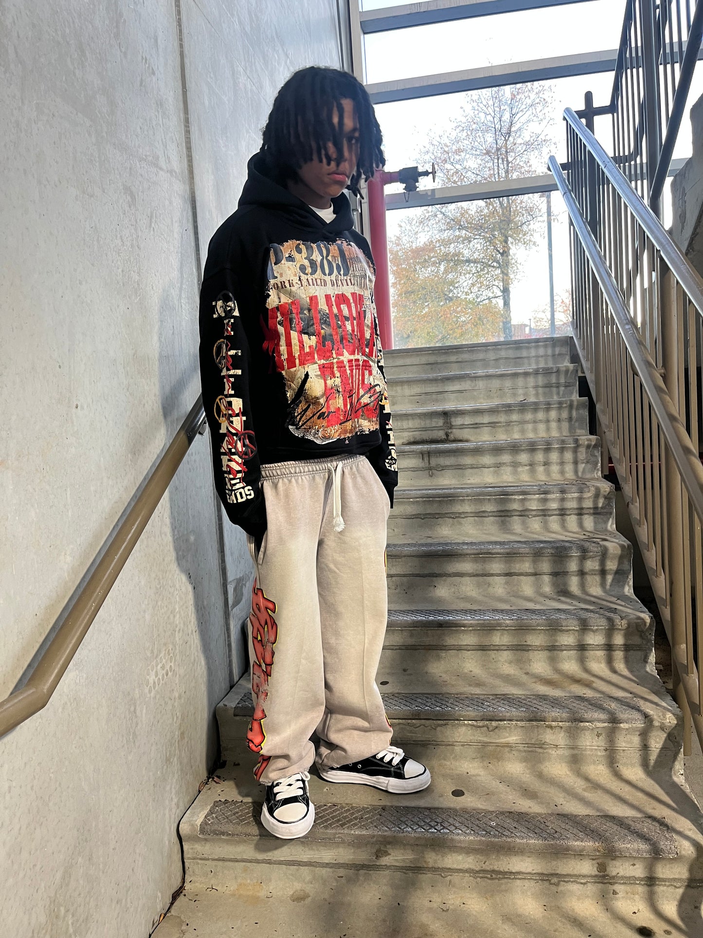 PEACE IS WAR HOODIE
